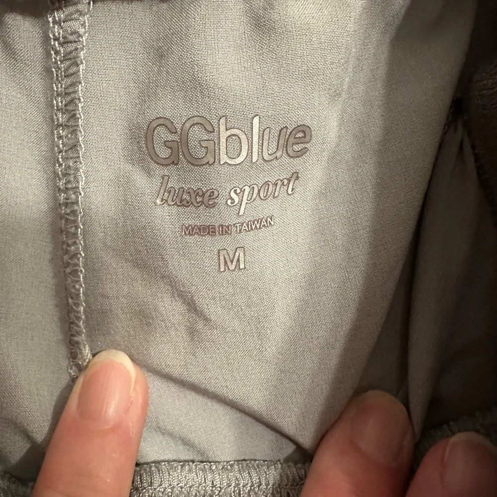 Gray Relaxed Fit Joggers with Elastic Cuffs - Picture 2 of 6